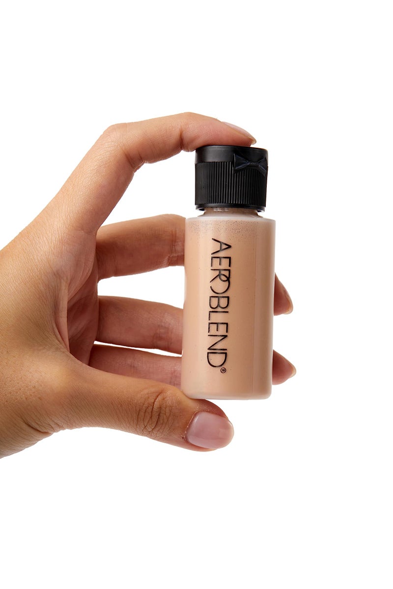 AEROBLEND Airbrush Foundation Makeup (O30) Professional, Water-Based, Buildable, Long-wearing, For all skin types, 1 oz - Image 2